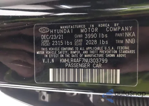 2022 Hyundai Elantra N Line from USA, damaged, VIN KMHLR4AF7NU303799